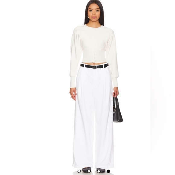 NWT AGOLDE Ellis Trouser in Milkshake Size 30 - Picture 1 of 16